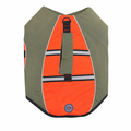 ‘Dog Life Jacket’ Water Safety Vest for Dogs & Cats Olive Green/Orange